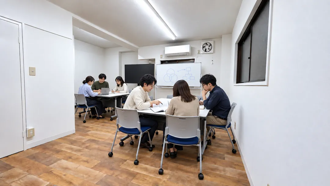 島型の勉強会のイメージ